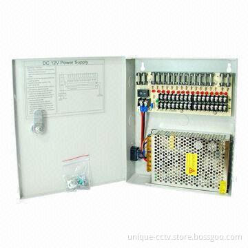 16-channel Box Power Supply with 100 to 240V AC Input